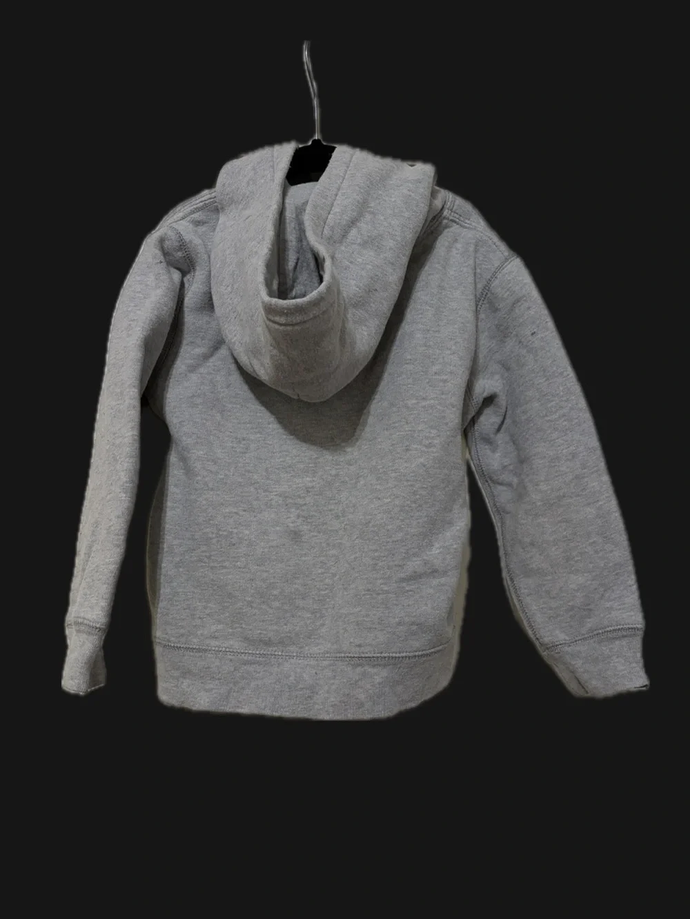 Polo by Ralph Lauren Gray Pullover Hoodie with Navy Applique